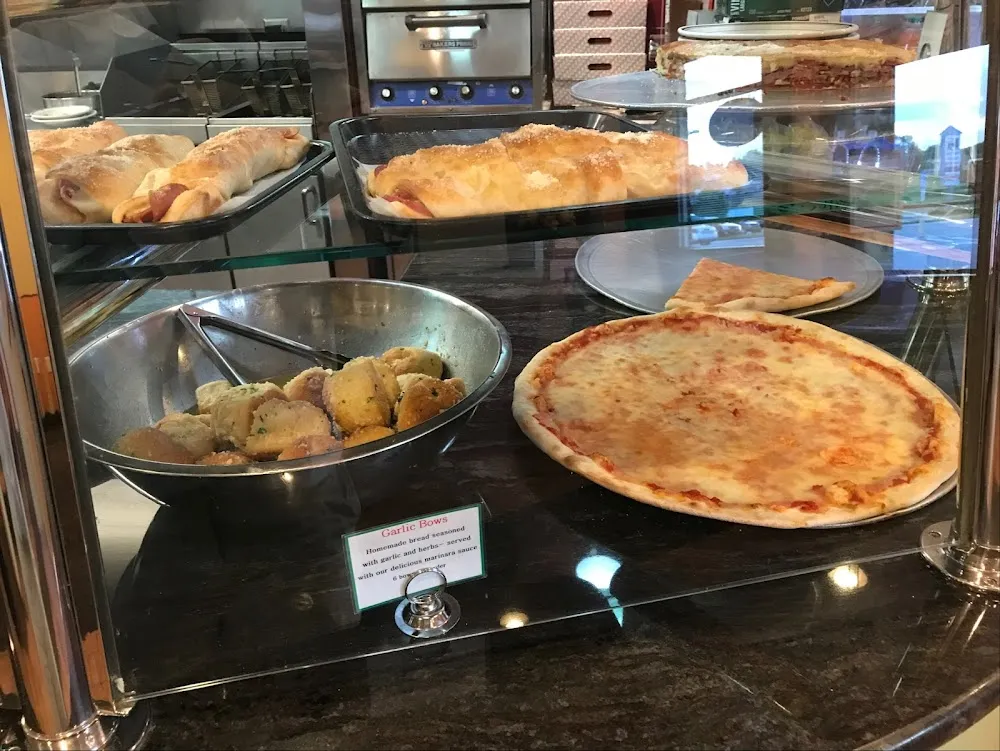 Garlic Bread and Cheese Pizza