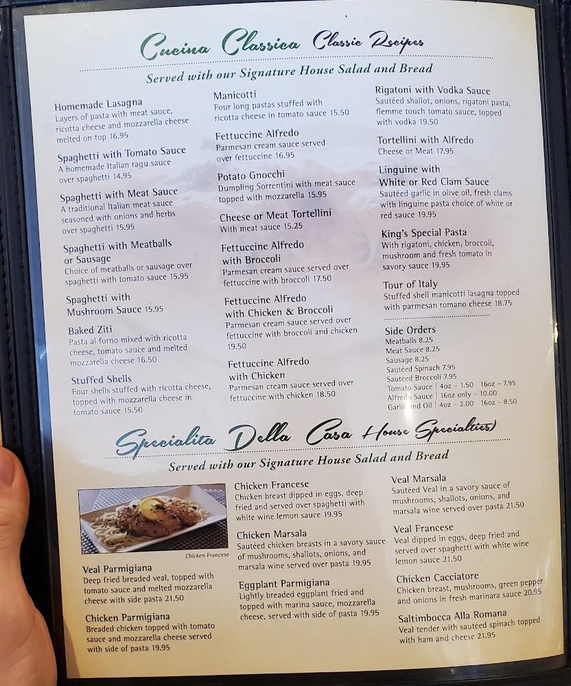 King's New York Pizza - Falling Waters Menu image 3